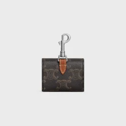 Airpods case in Triomphe canvas and Calfskin