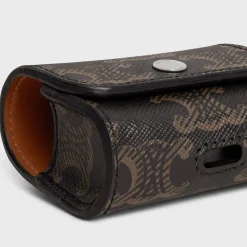 Airpods case in Triomphe canvas and Calfskin