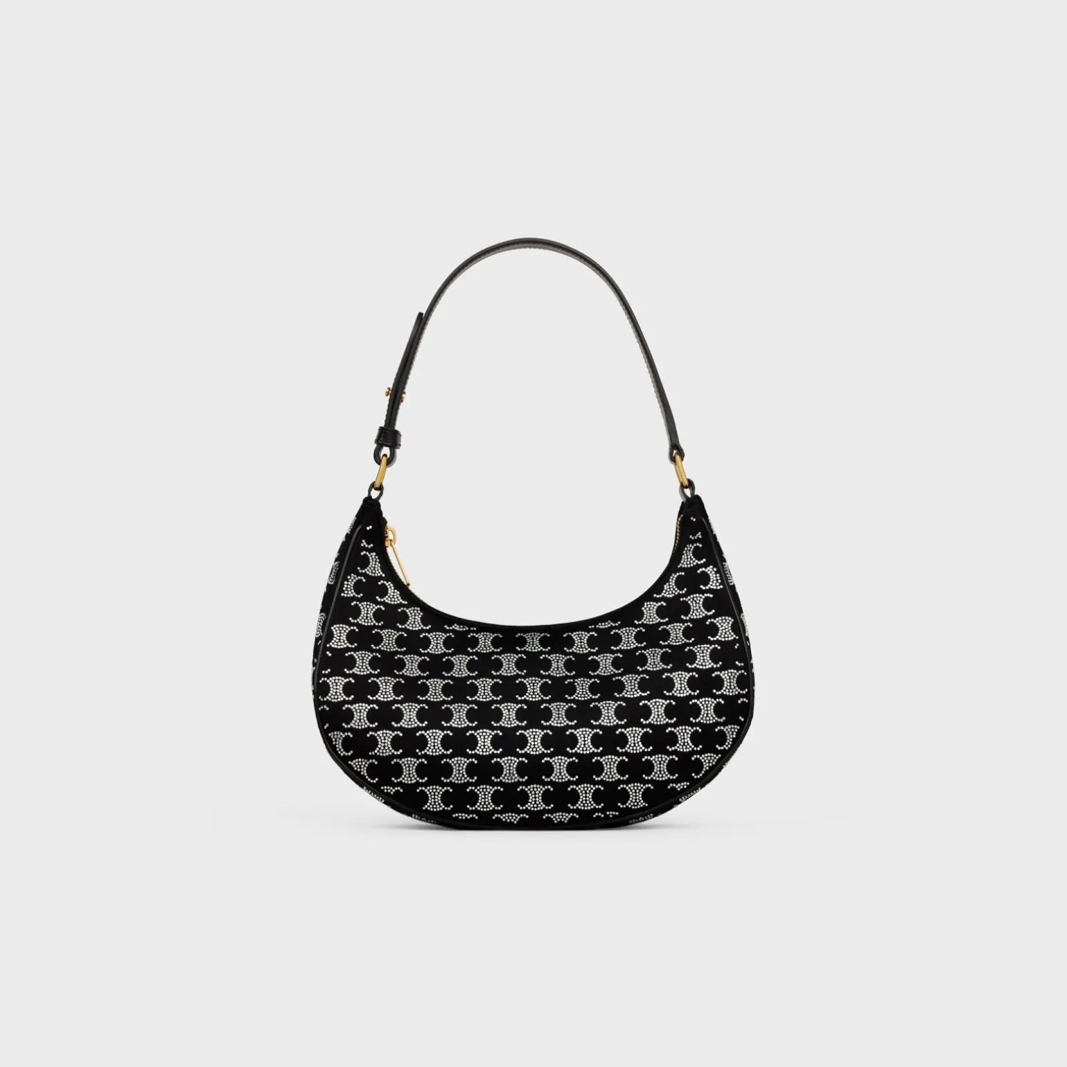 Ava Bag in SATIN WITH TRIOMPHE STRASS