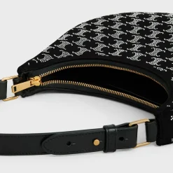 Ava Bag in SATIN WITH TRIOMPHE STRASS