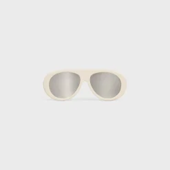 Aviator S300 Sunglasses in Acetate with Mirror Lenses