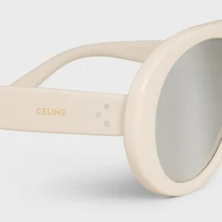 Aviator S300 Sunglasses in Acetate with Mirror Lenses