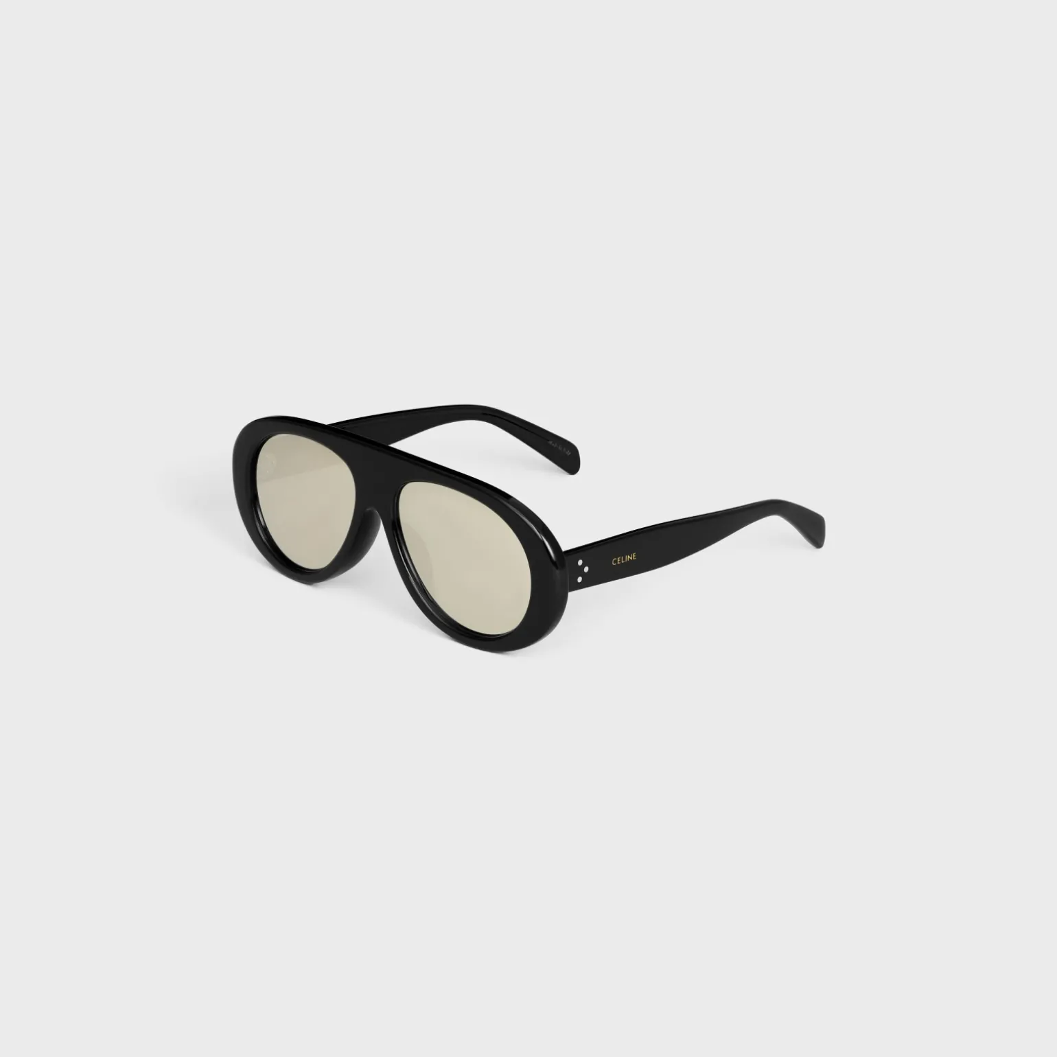 Aviator S300 Sunglasses in Acetate with Mirror Lenses