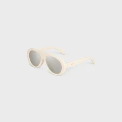 Aviator S300 Sunglasses in Acetate with Mirror Lenses