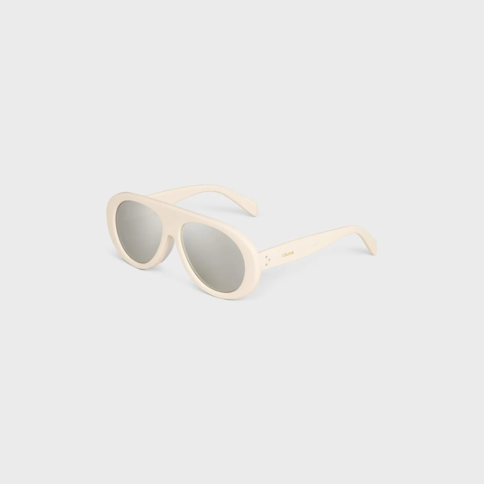 Aviator S300 Sunglasses in Acetate with Mirror Lenses