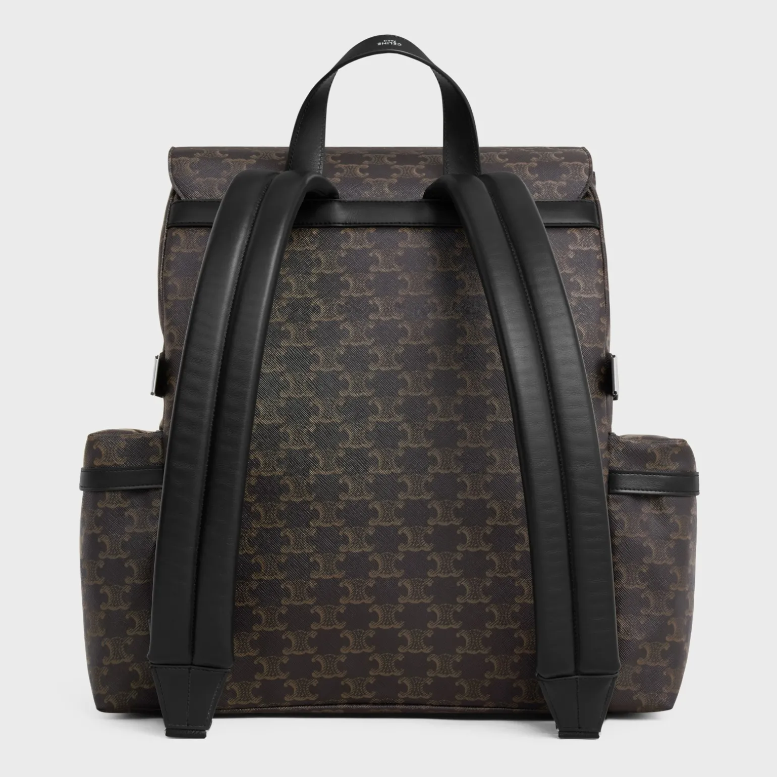 Backpack in Triomphe canvas and calfskin