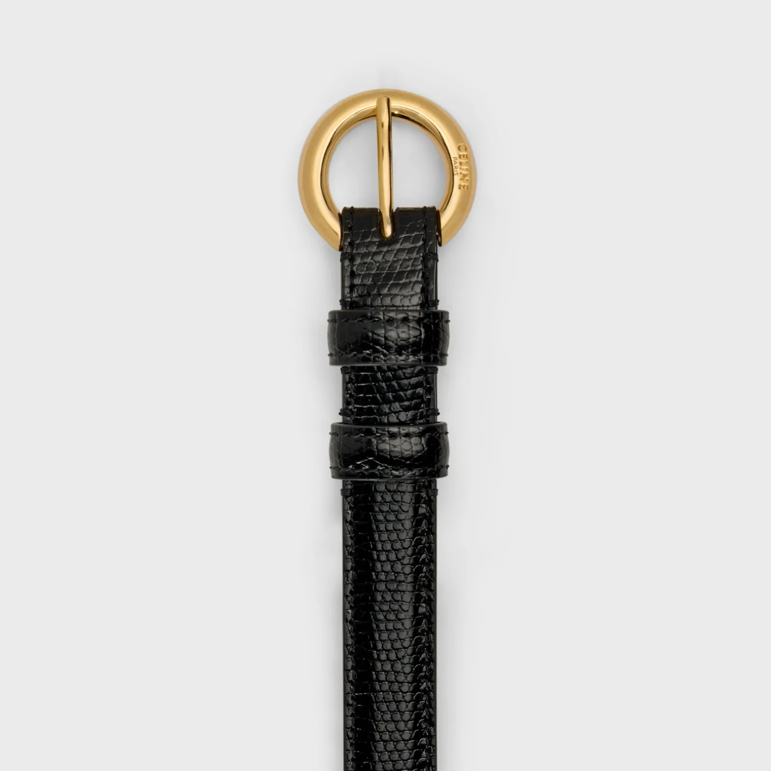 BC-10 18mm belt in Lizard embossed calfskin
