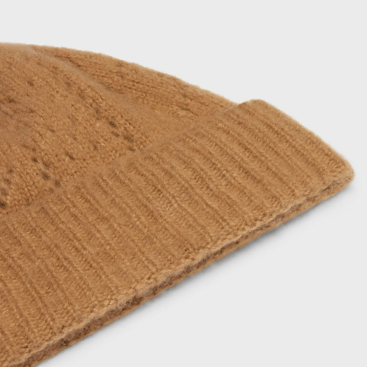 beanie in cashmere and silk pointelle