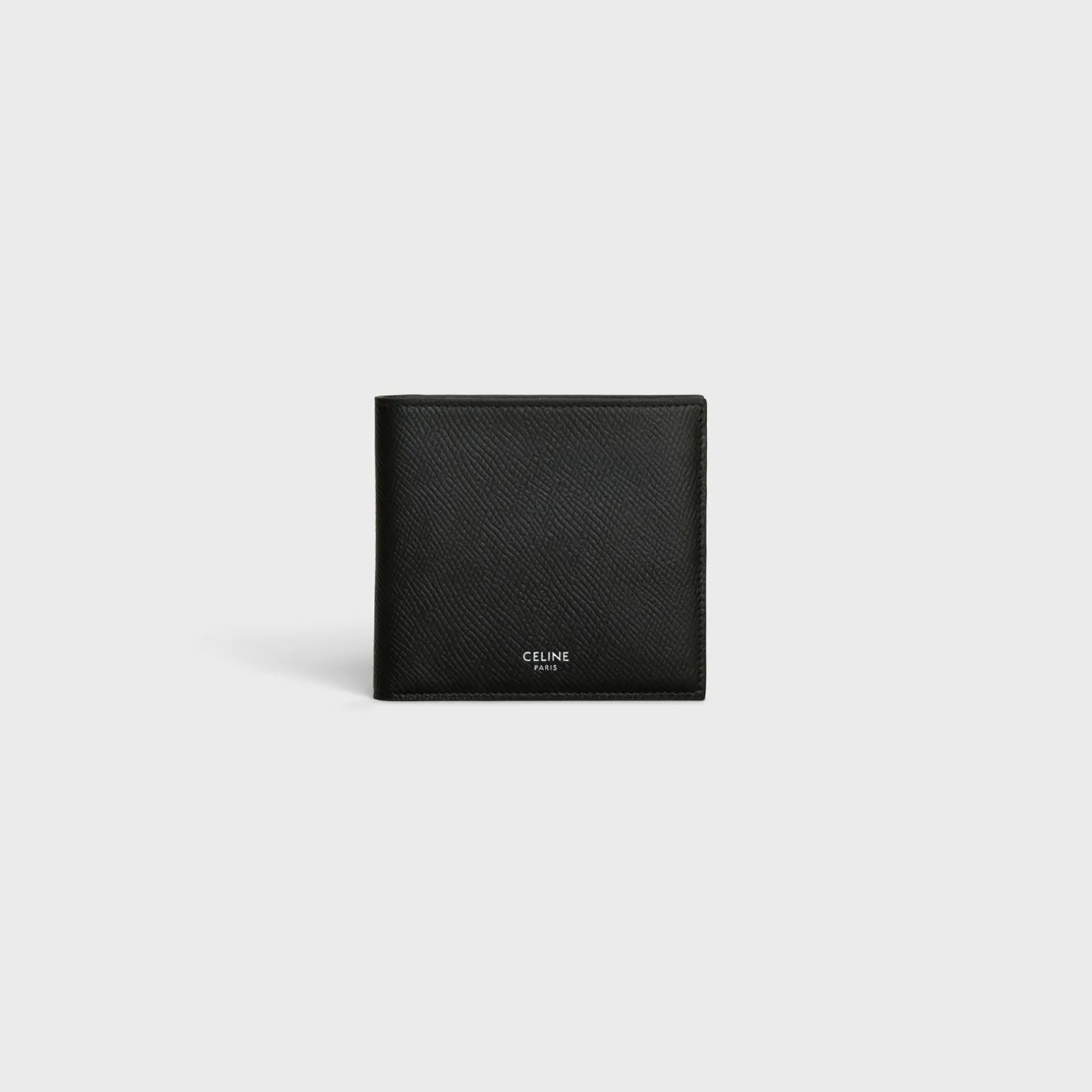 Bi-fold wallet in Grained calfskin
