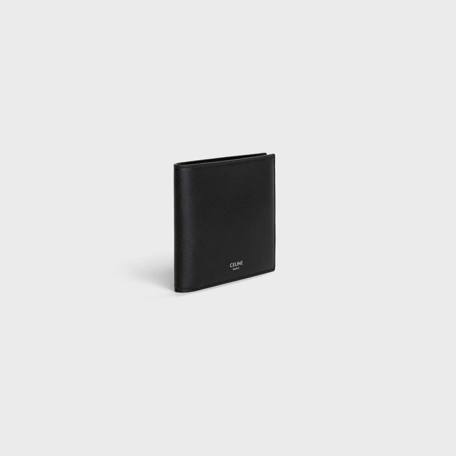 Bi-fold wallet in Grained calfskin