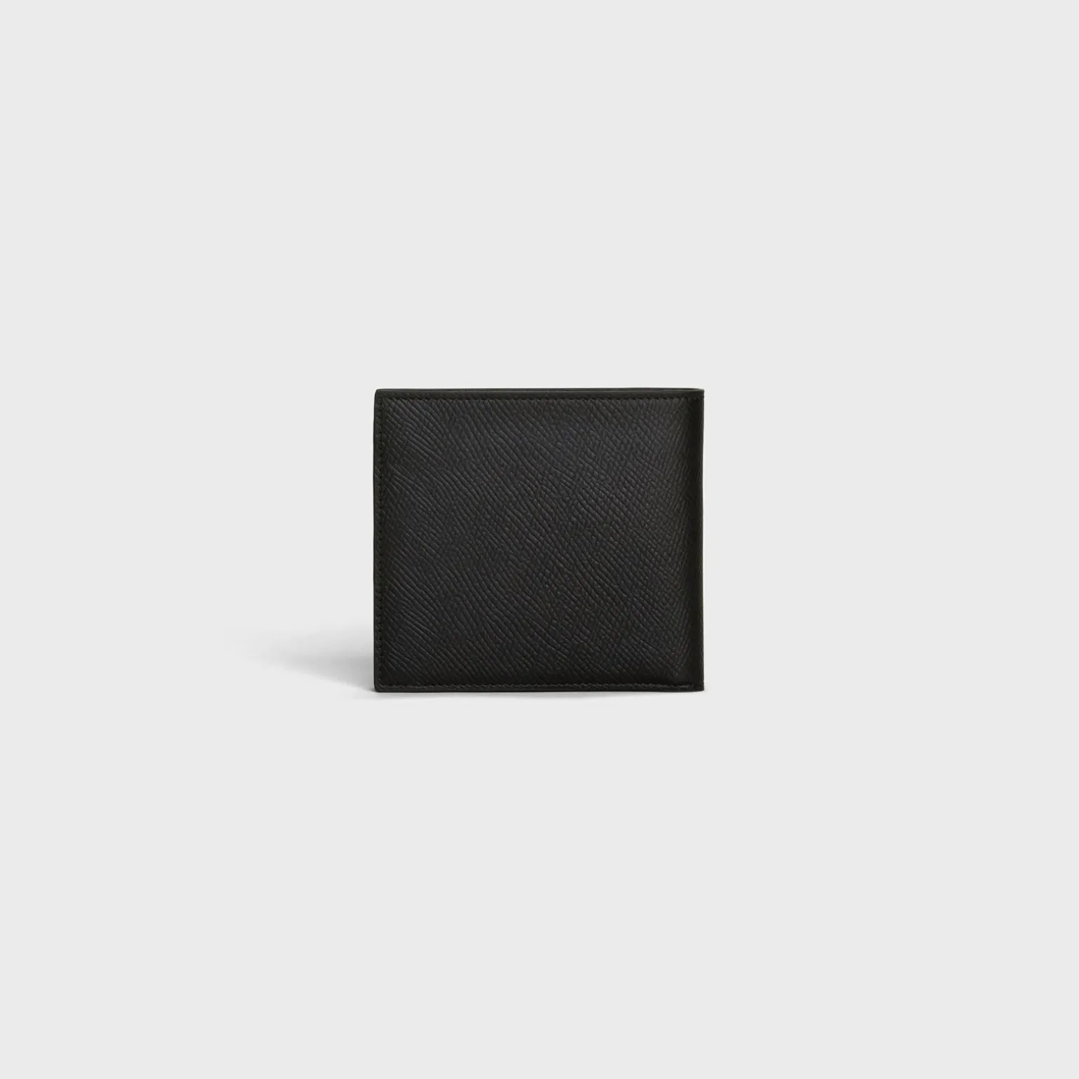 Bi-fold wallet in Grained calfskin