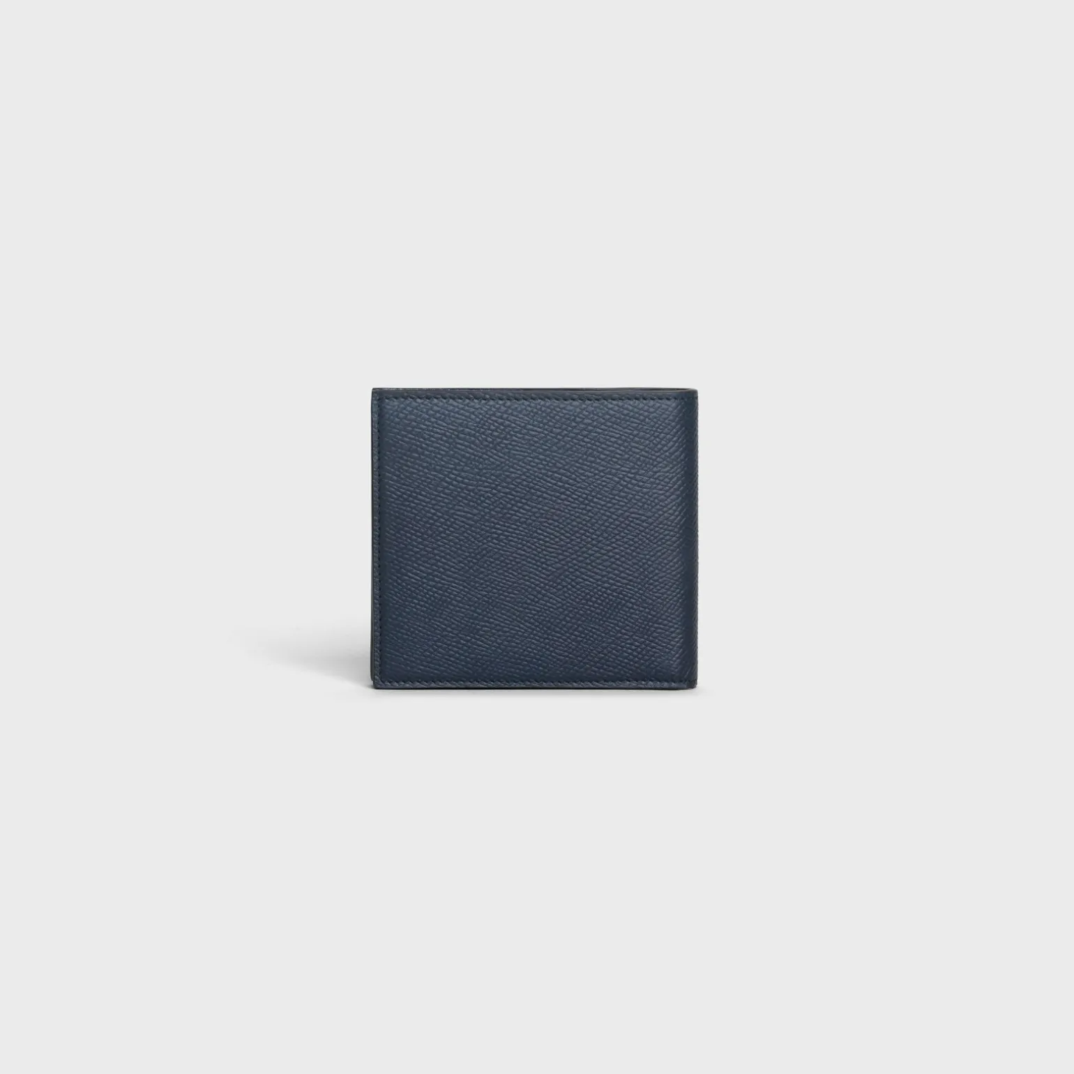 Bi-fold wallet in Grained calfskin