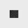 Bi-fold Wallet Triomphe L.Embossed Calf T.Emb BLACK