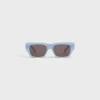 Black Frame 55 Sunglasses in Acetate