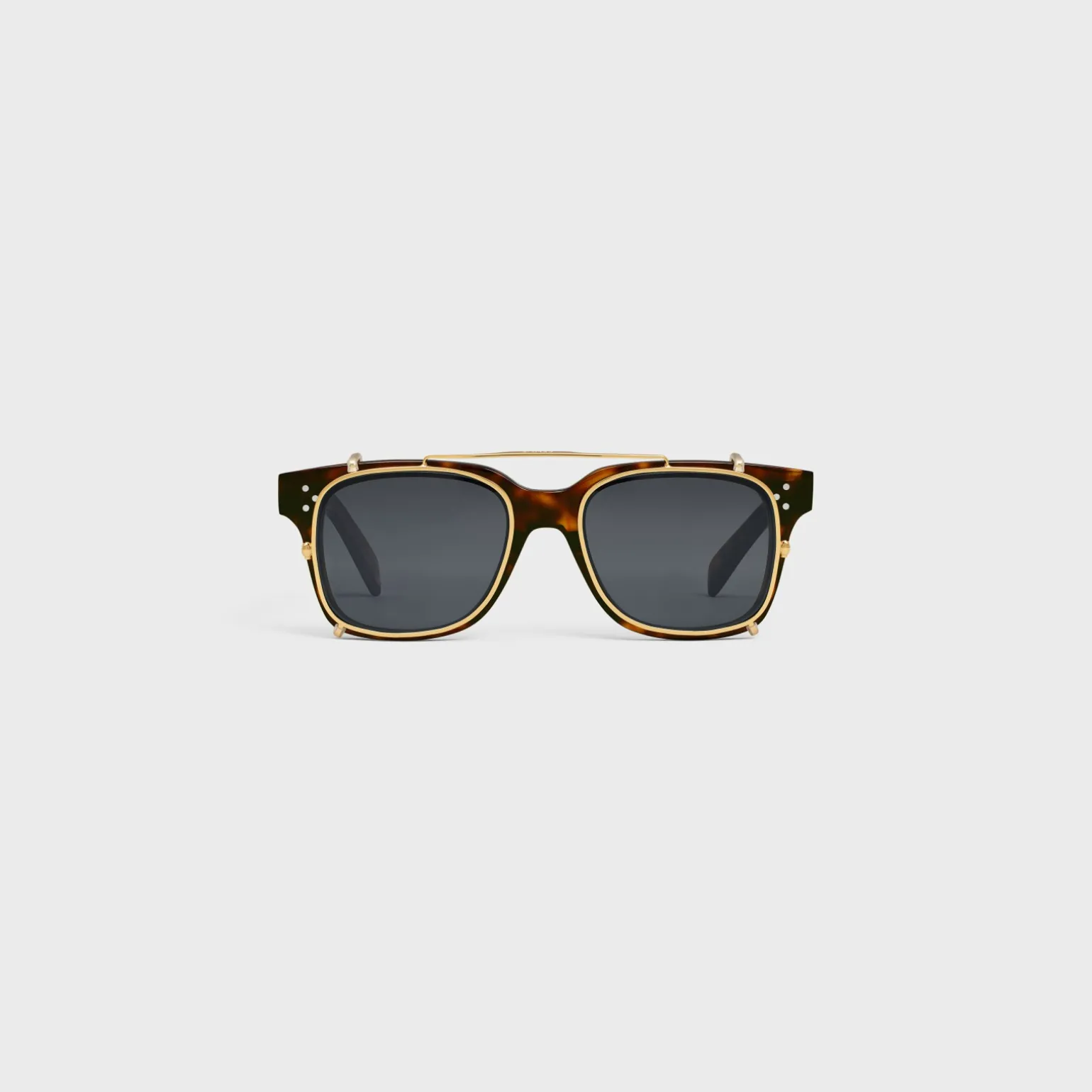 Black Frame 51 Sunglasses in Acetate with Metal