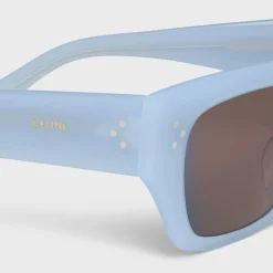 Black Frame 55 Sunglasses in Acetate