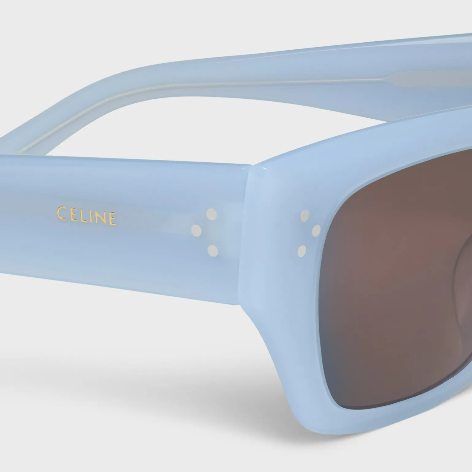 Black Frame 55 Sunglasses in Acetate