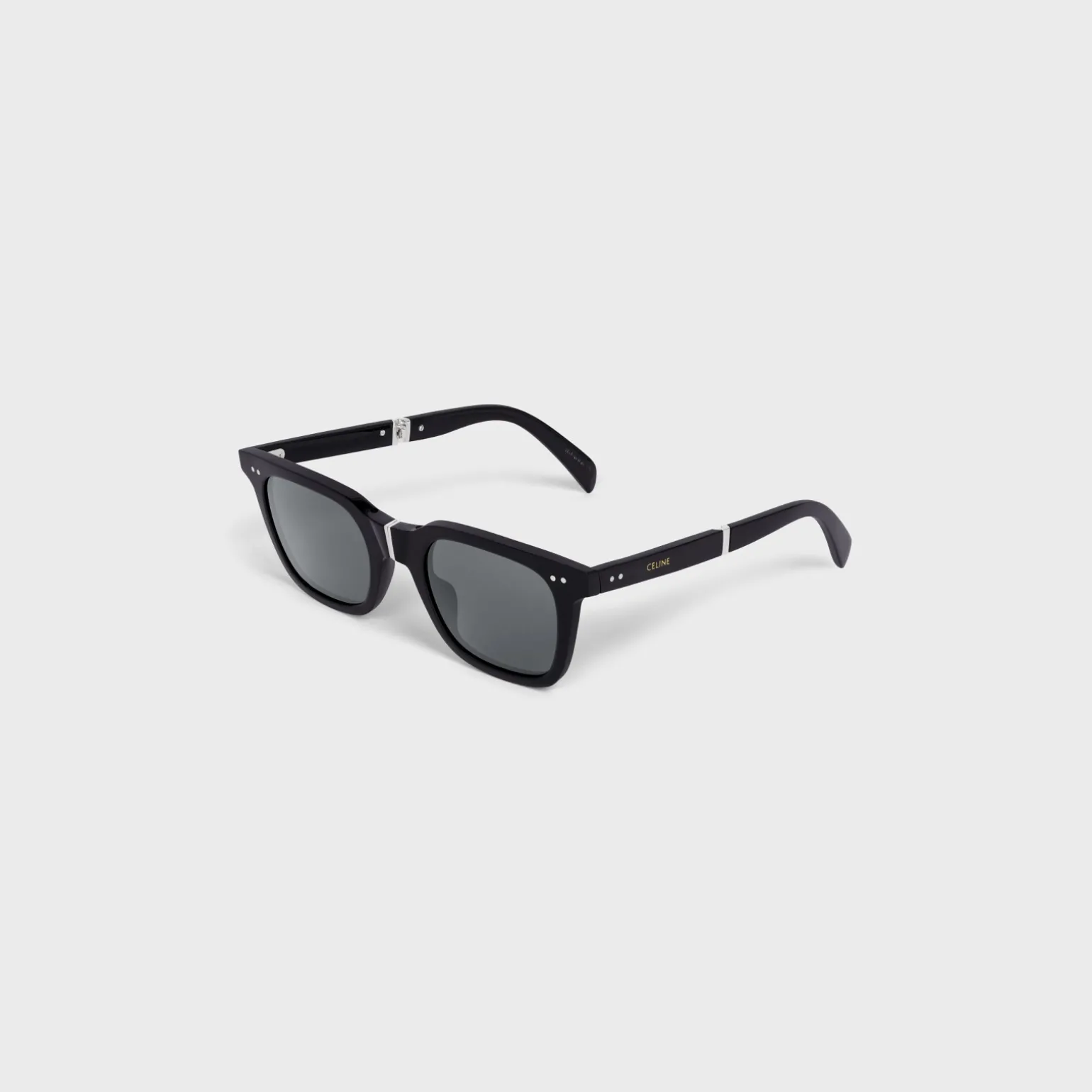Black Frame 44 Sunglasses in Acetate with Metal