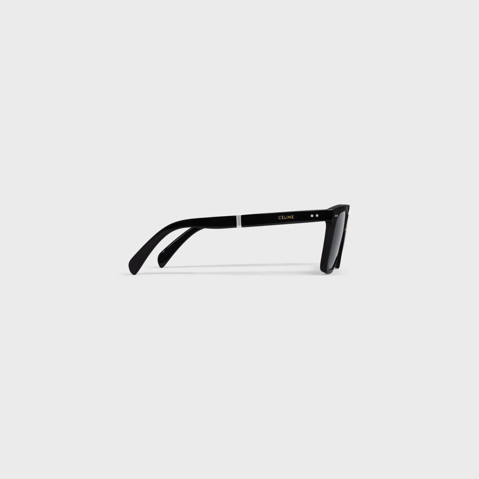 Black Frame 44 Sunglasses in Acetate with Metal