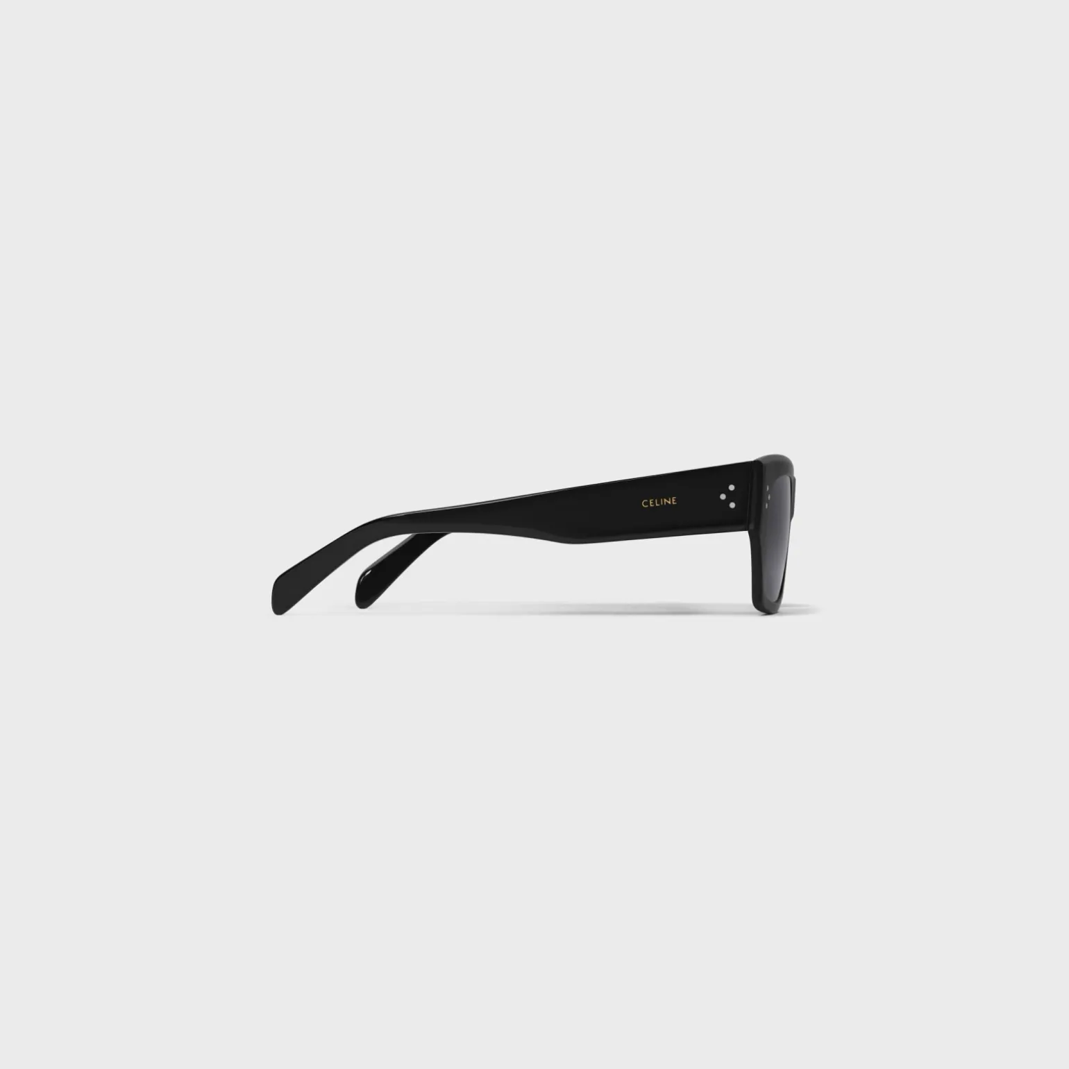 Black Frame 55 Sunglasses in Acetate