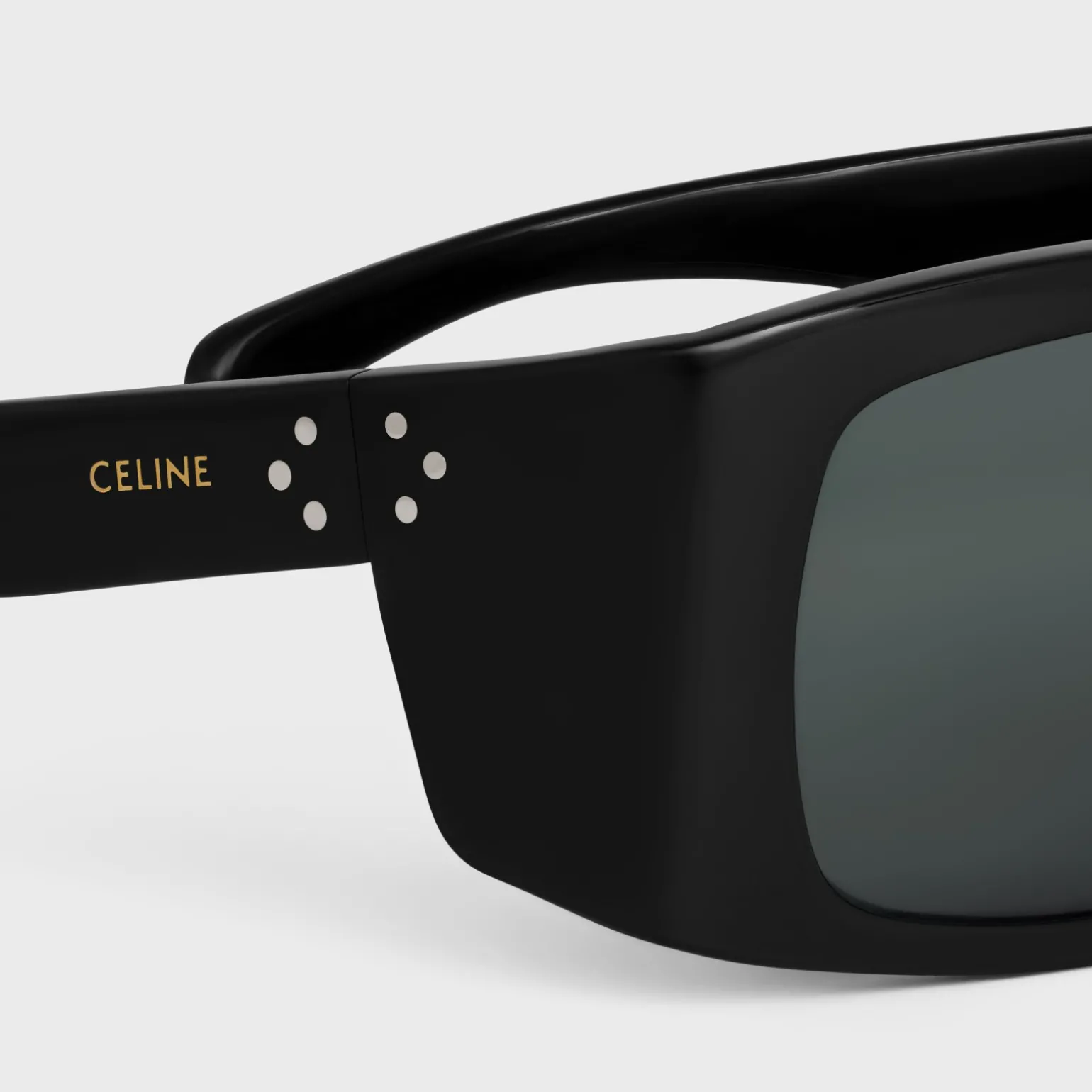 Black Frame 54 Sunglasses in Acetate