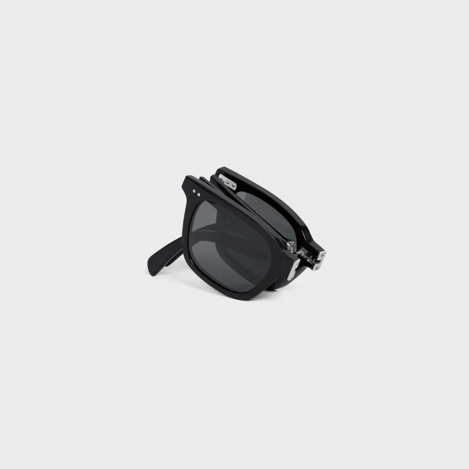 Black Frame 44 Sunglasses in Acetate with Metal