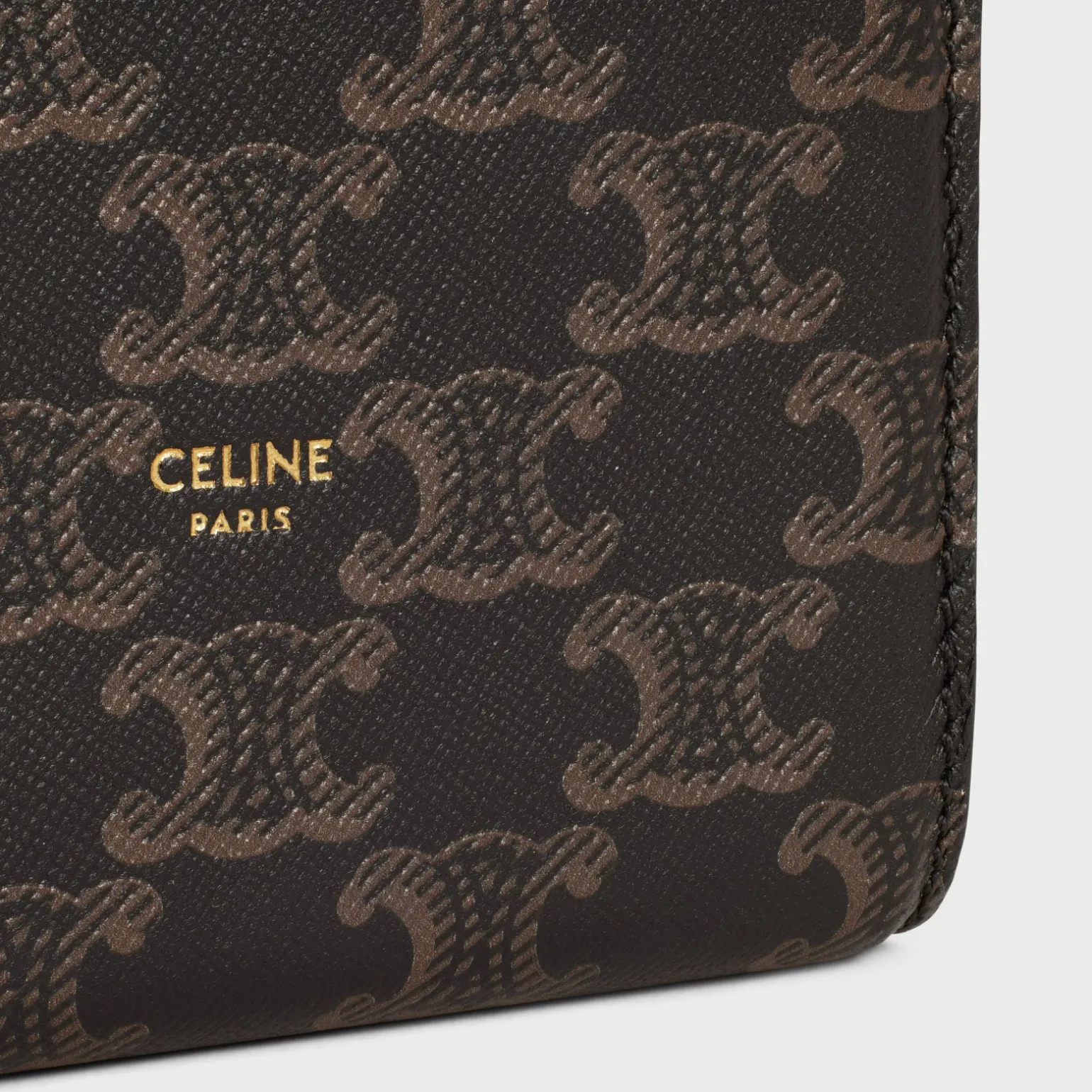 BOOKEND IN LAMBSKIN WITH TRIOMPHE CANVAS PRINT