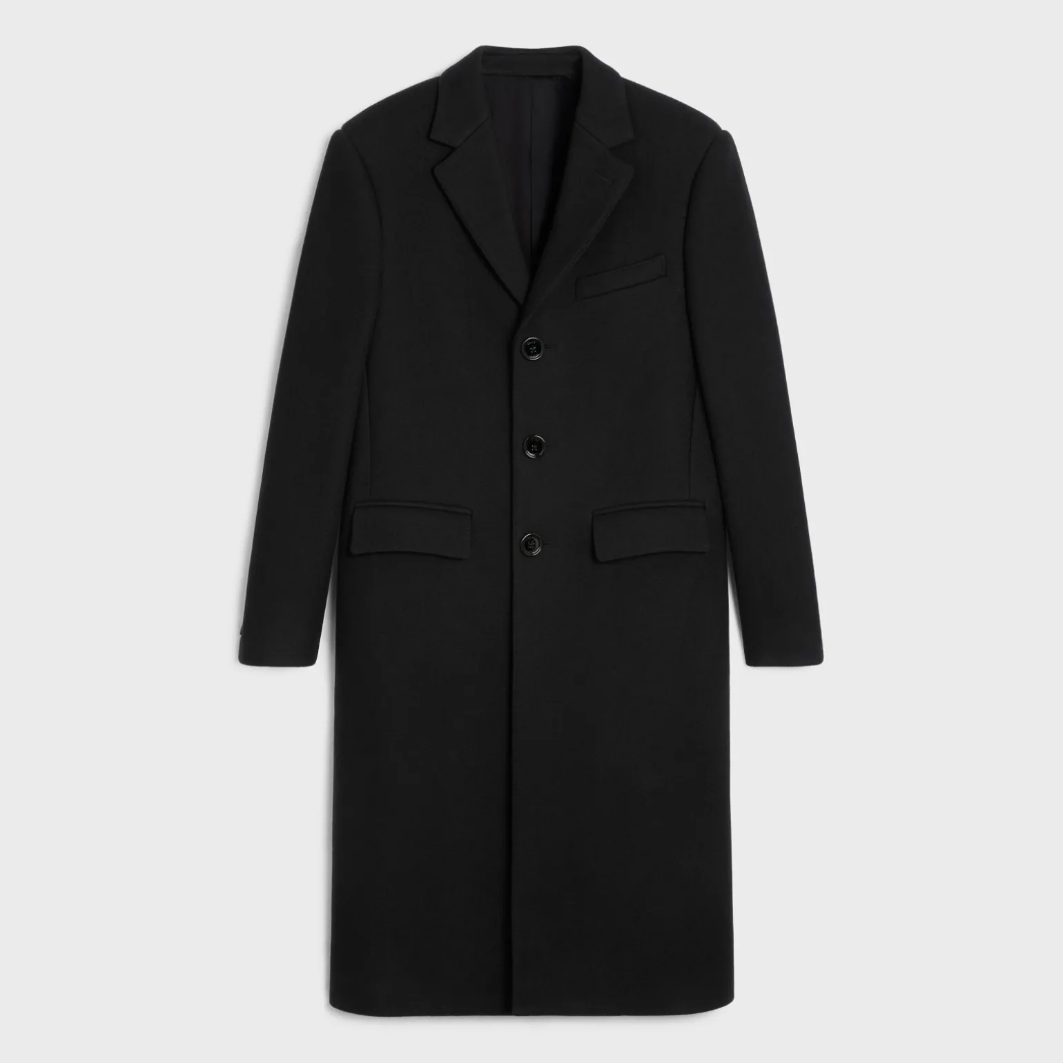 Boxy coat in felt