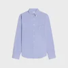 Cambridge shirt in striped cotton poplin