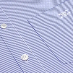 Cambridge shirt in striped cotton poplin