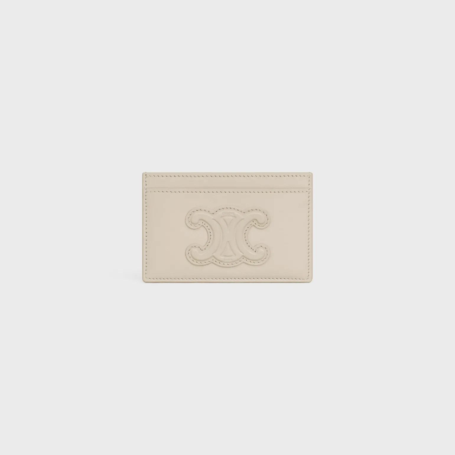 CARD HOLDER CUIR TRIOMPHE IN SHINY CALFSKIN