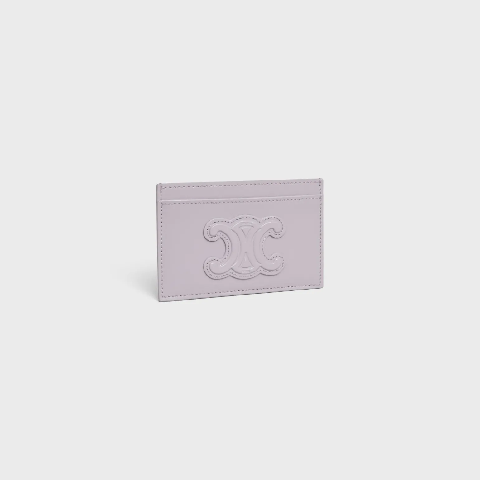 CARD HOLDER CUIR TRIOMPHE IN SHINY CALFSKIN