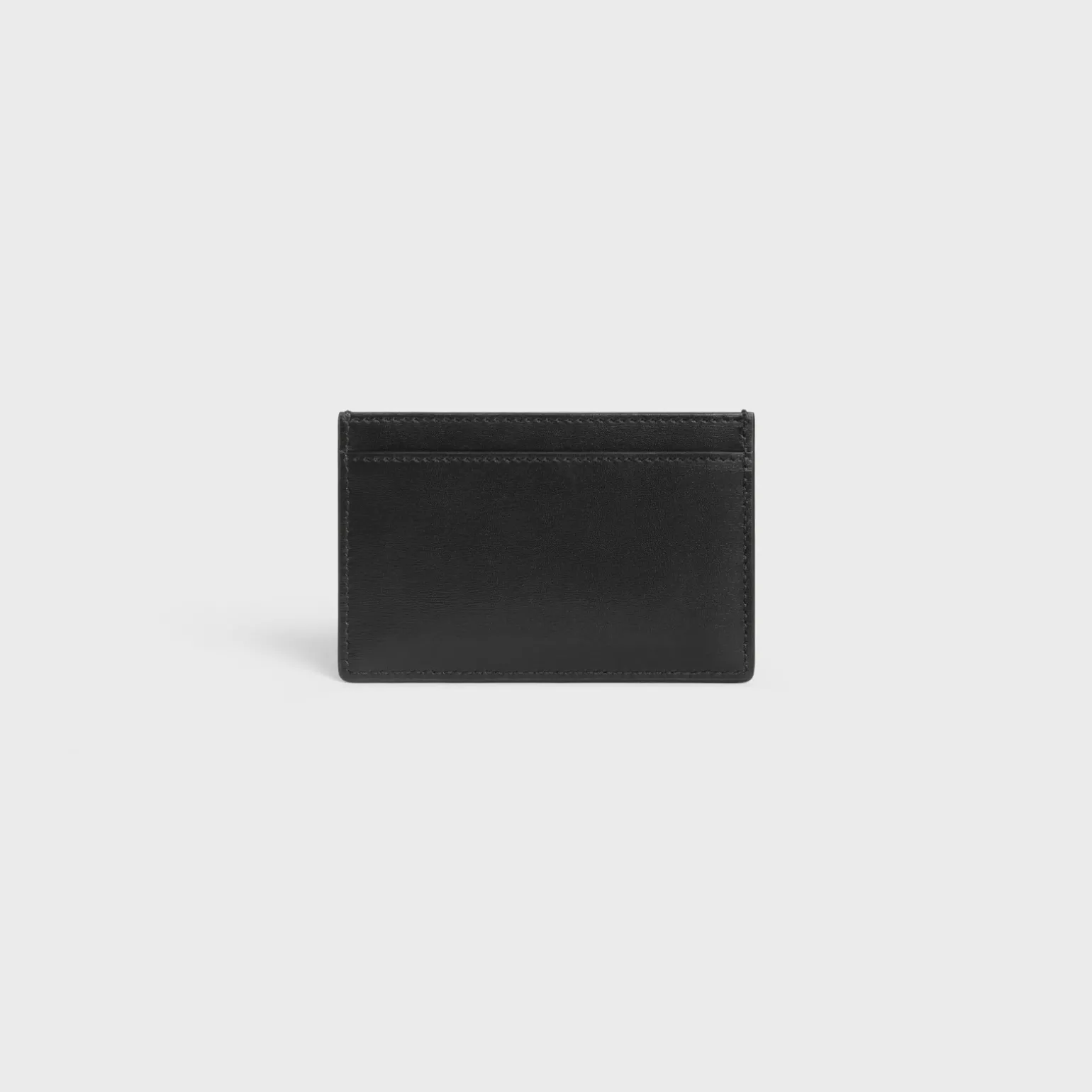 CARD HOLDER CUIR TRIOMPHE IN SHINY CALFSKIN