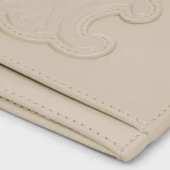 CARD HOLDER CUIR TRIOMPHE IN SHINY CALFSKIN