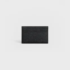 Card holder in Grained calfskin