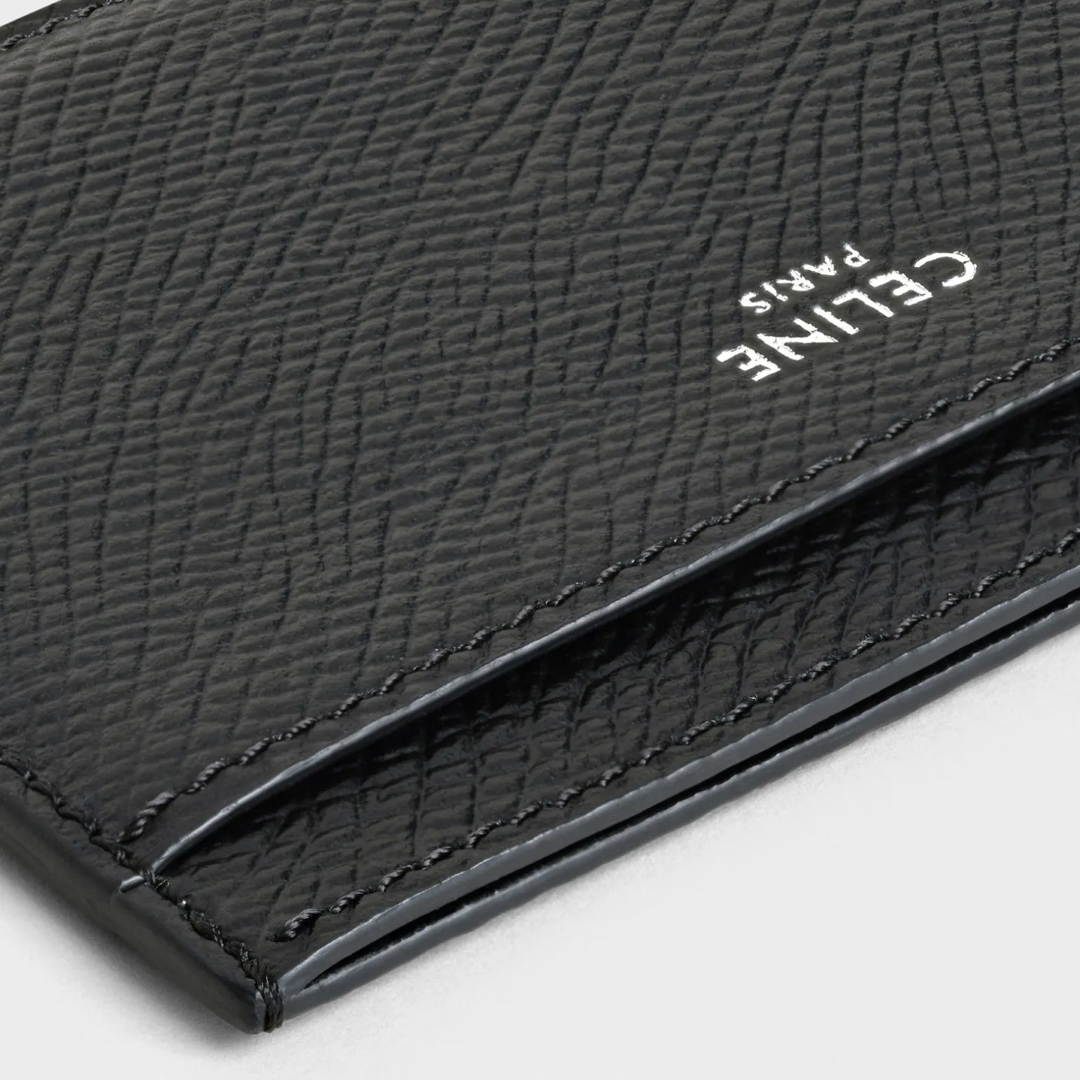 Card holder in Grained calfskin
