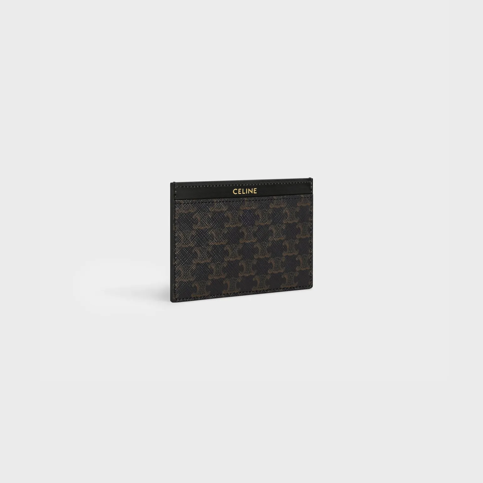Card holder in Triomphe Canvas and calfskin