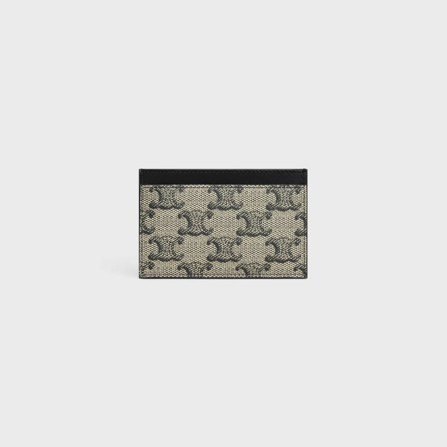 Card holder in TRIOMPHE CANVAS AND CALFSKIN