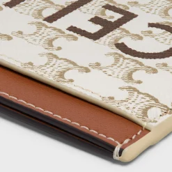 Card holder in Triomphe canvas with Celine Print