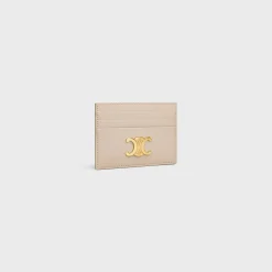 CARD HOLDER TRIOMPHE in Shiny calfskin