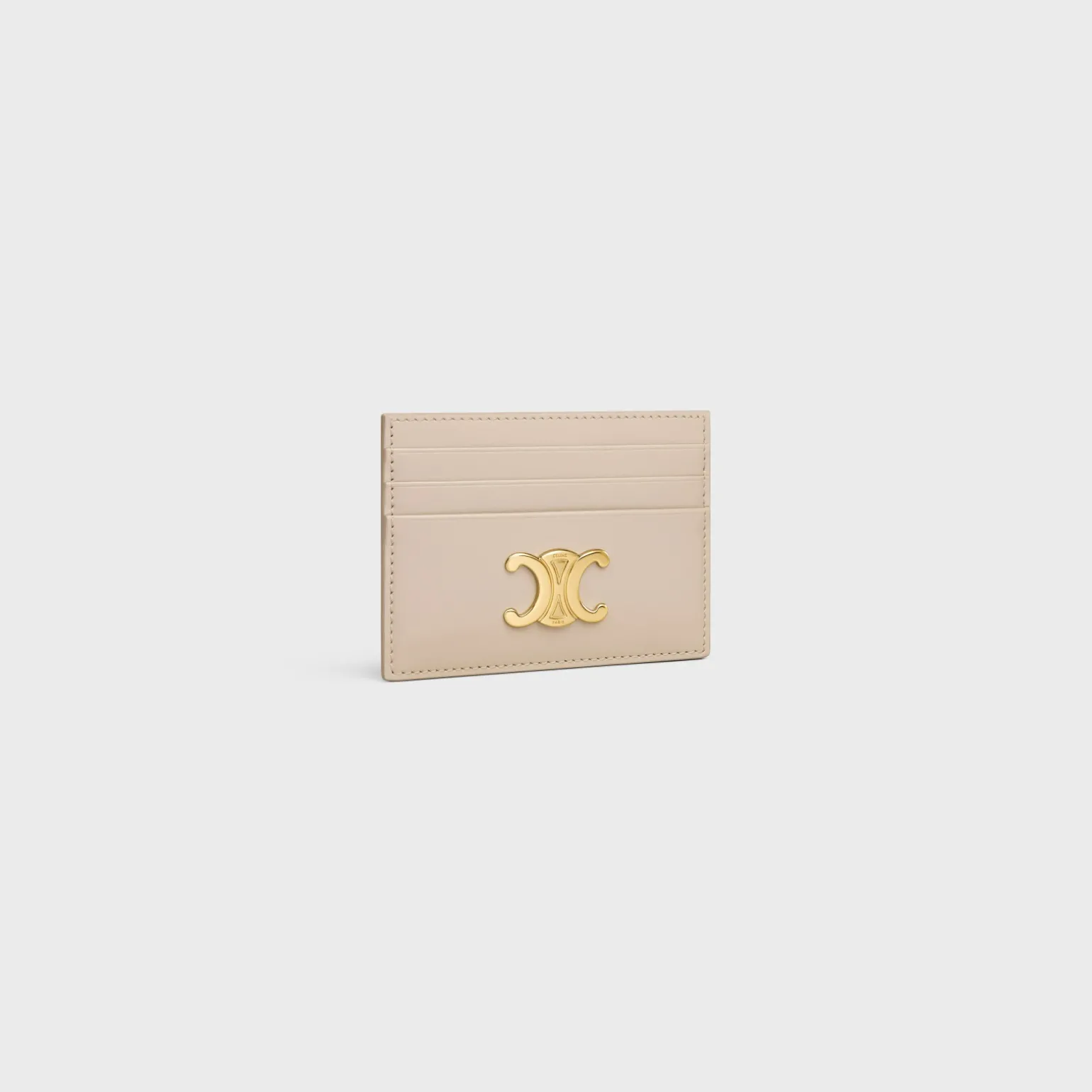 CARD HOLDER TRIOMPHE in Shiny calfskin