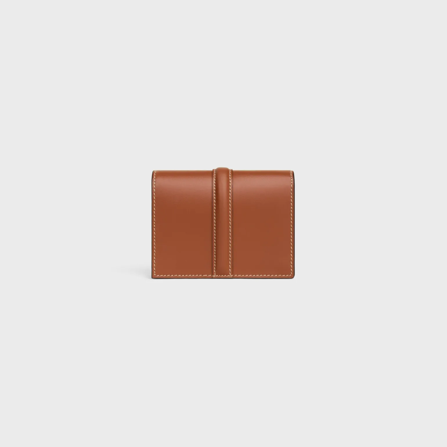 16 CARD HOLDER WITH FLAP in SHINY CALFSKIN