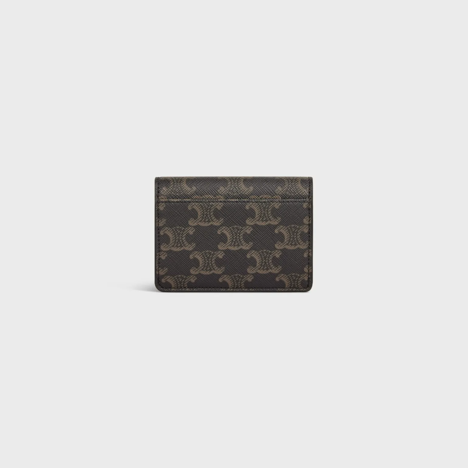 CARD HOLDER WITH FLAP TRIOMPHE in Triomphe Canvas