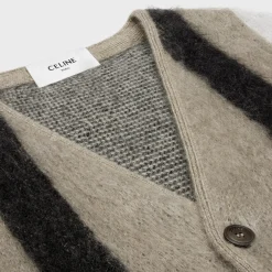 cardigan in brushed mohair