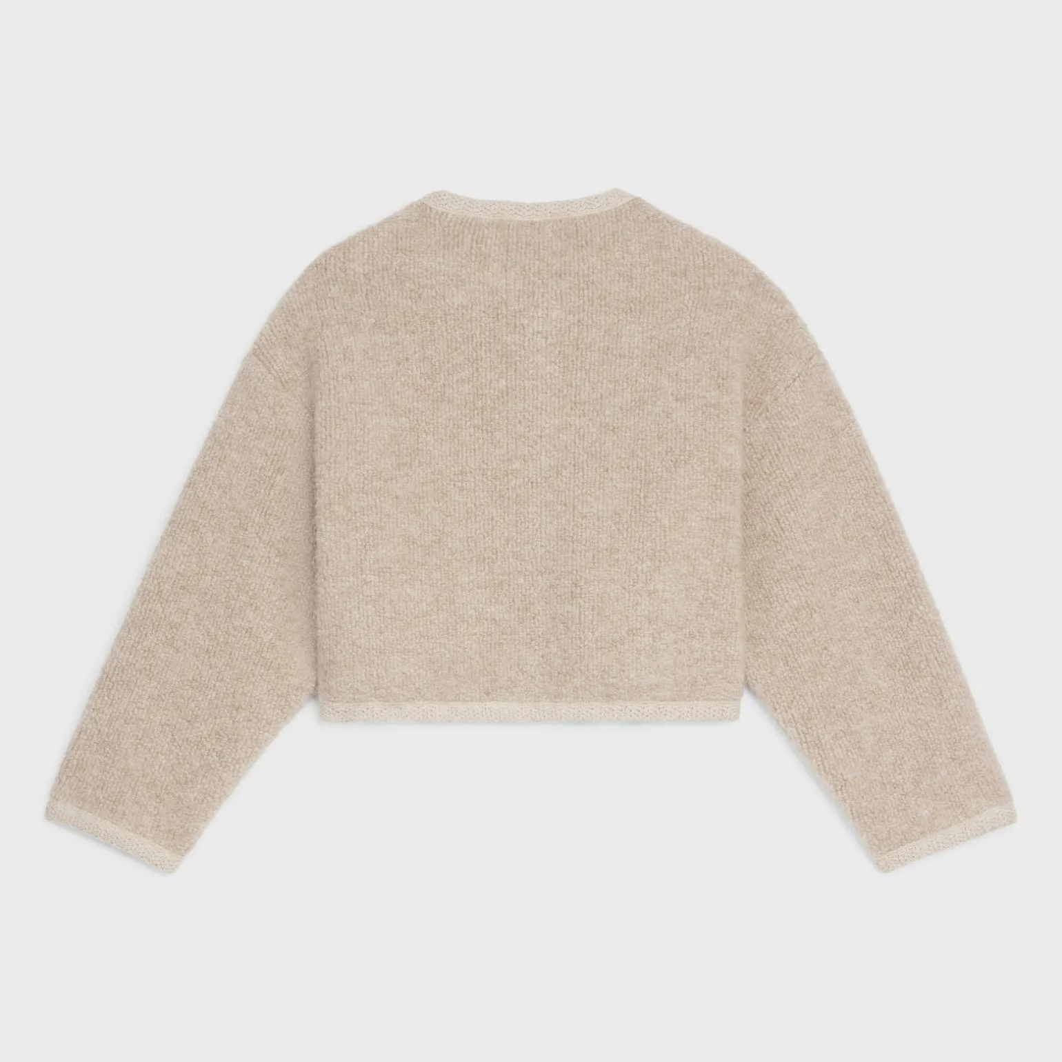 CARDIGAN JACKET IN ALPACA WOOL