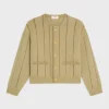 cardigan jacket in brushed mohair