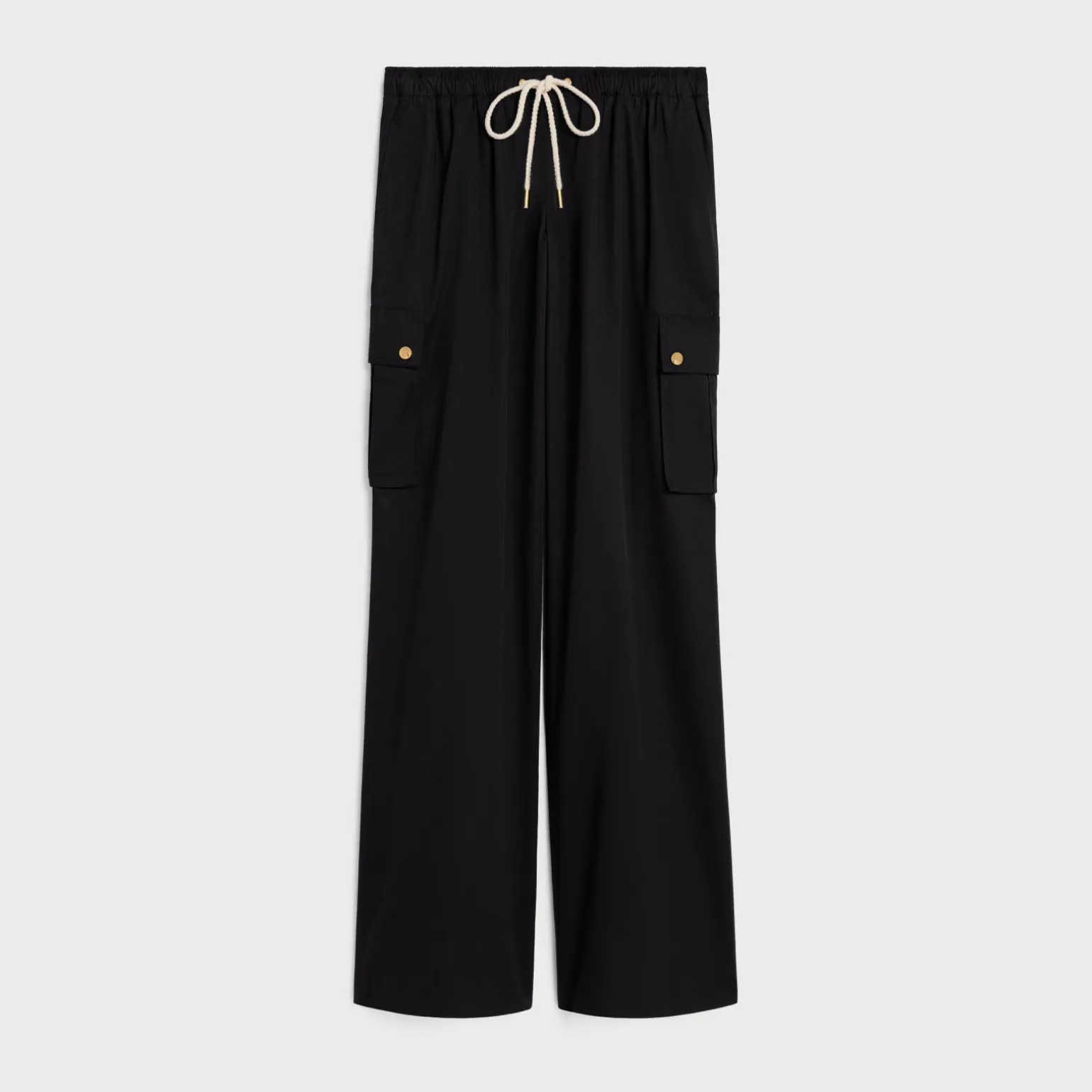 cargo pants in cotton gabardine
