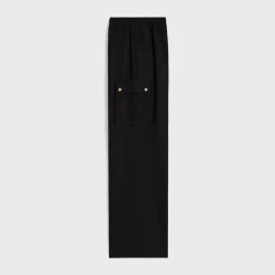 cargo pants in cotton gabardine
