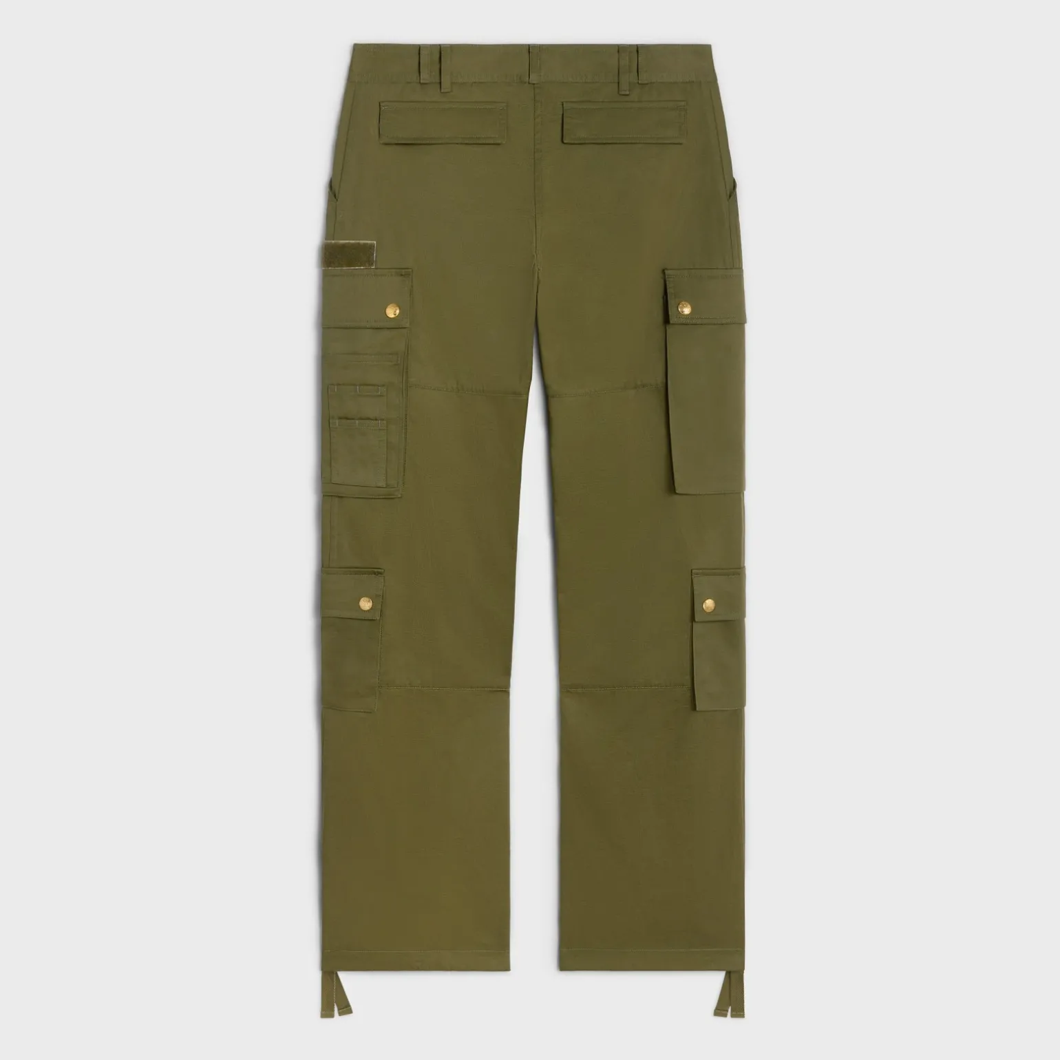 cargo pants in cotton linen