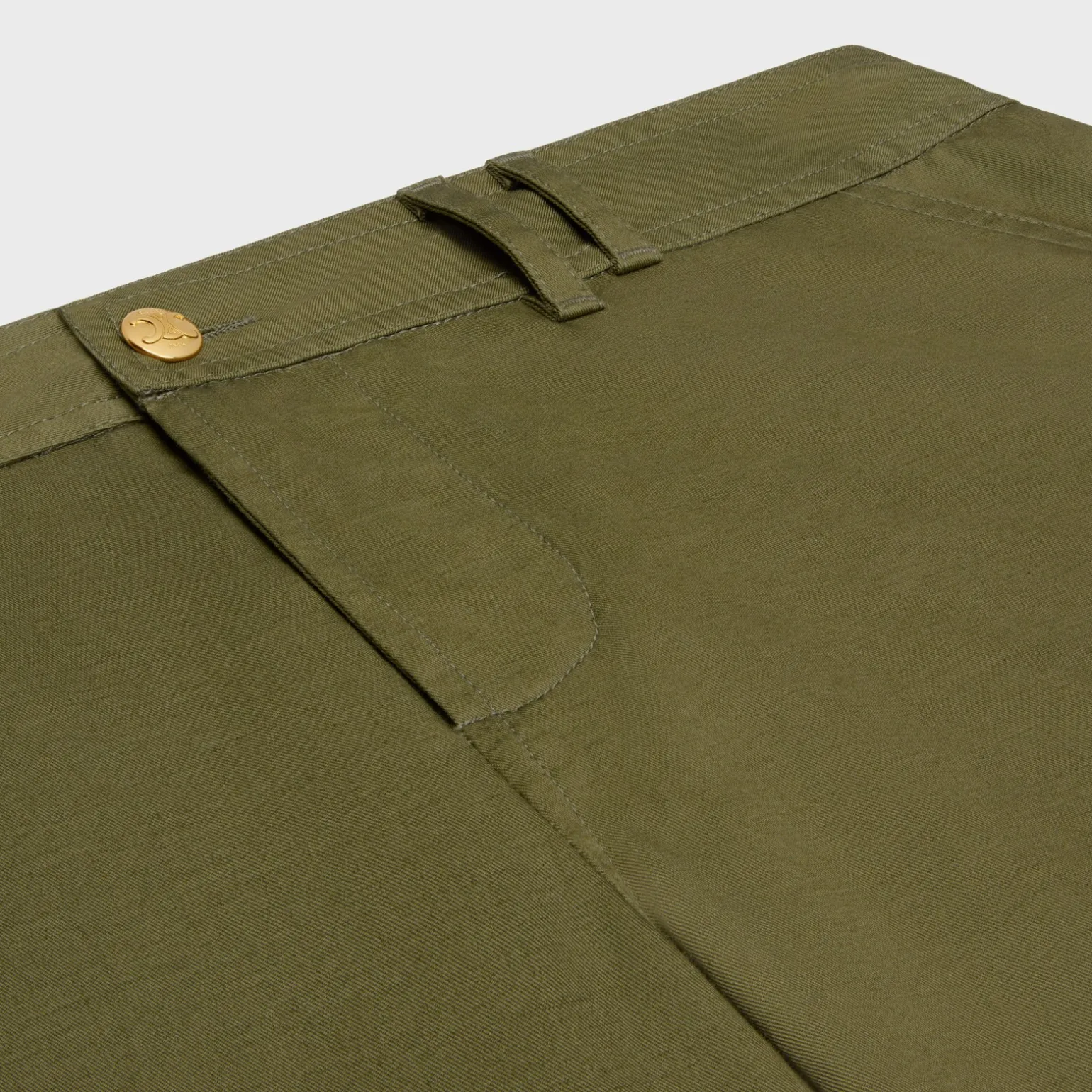 cargo pants in cotton linen